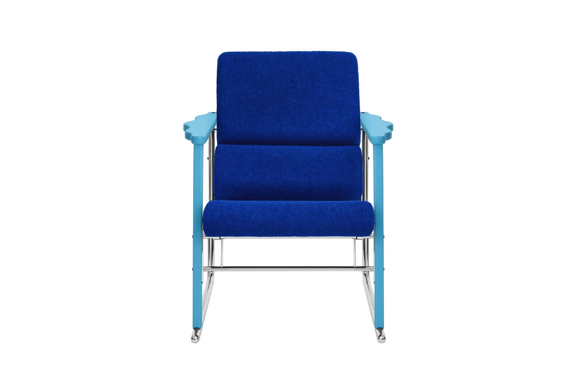 Butaca Lounge Experiment 502, Blue-ultramarine Hem