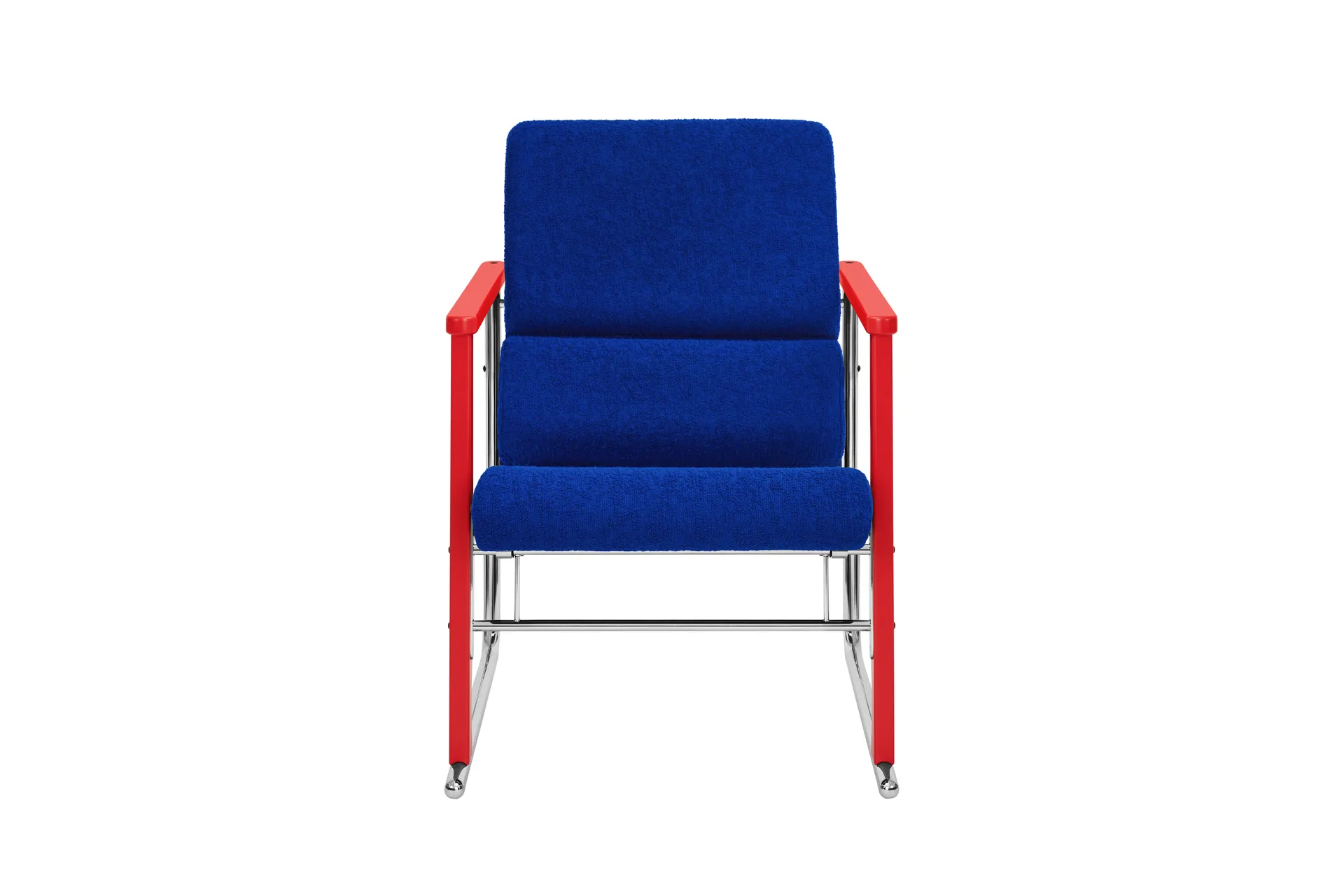 Butaca Lounge Experiment 503, Red-ultramarine Hem