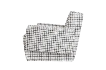 Butaca Lounge Hunk con reposabrazos - Checkered black/white - Hem