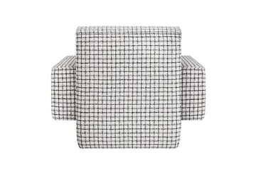 Butaca Lounge Hunk con reposabrazos - Checkered black/white - Hem