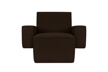 Butaca Lounge Hunk con reposabrazos - Chocolate - Hem