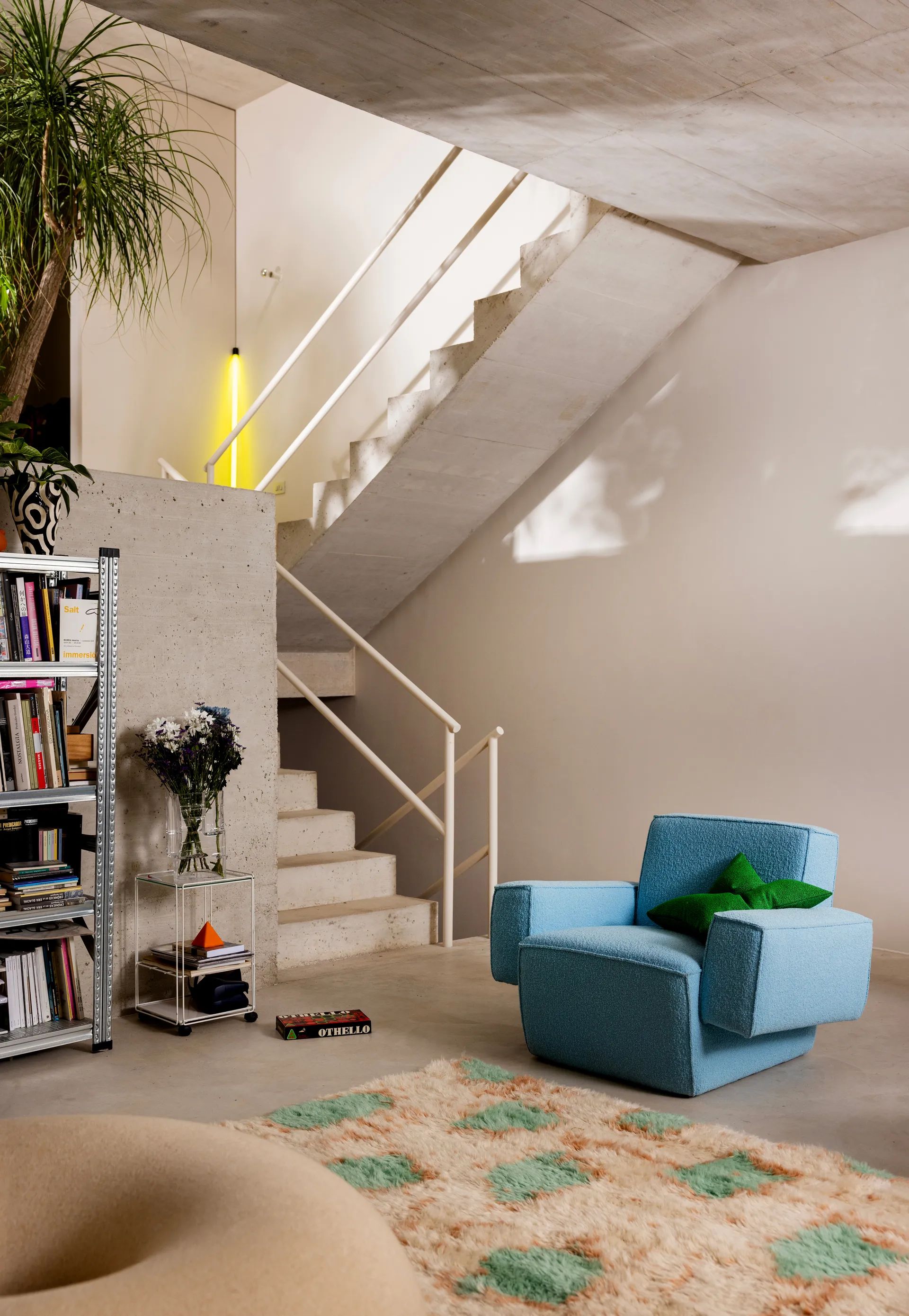 Butaca Lounge Hunk con reposabrazos, Icicle Hem