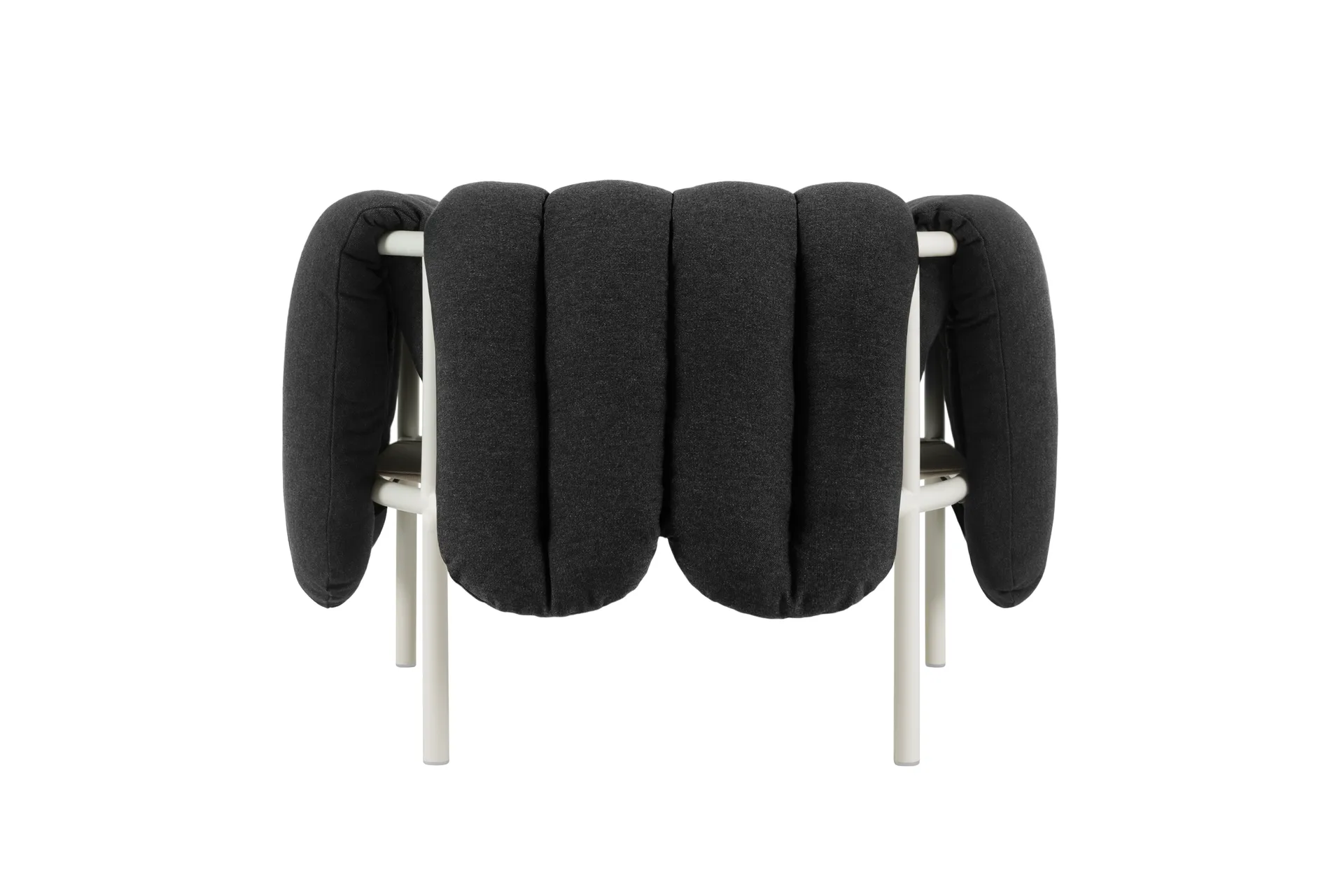 Butaca Lounge Puffy, Anthracite-cream Hem