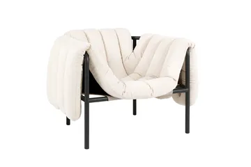 Butaca Lounge Puffy - Natural-black grey - Hem