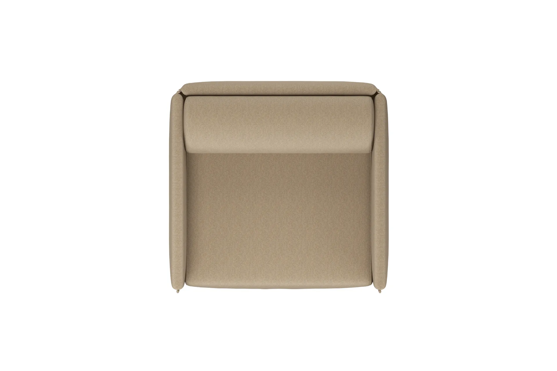 Butaca Palo Block Single-seater Low, Beige Hem