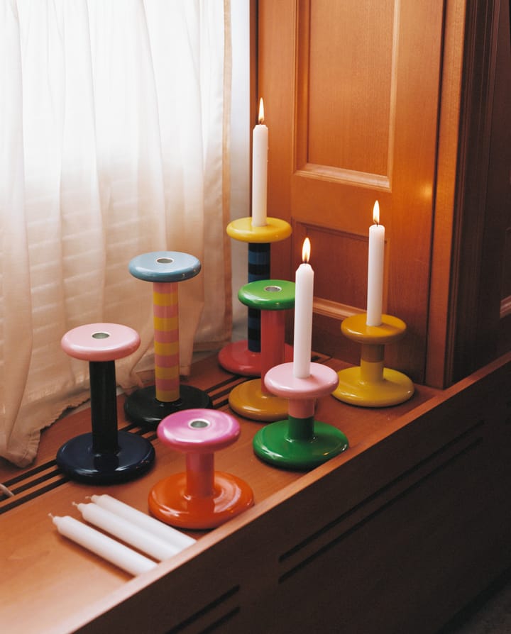Candelabro Pesa Low 11 cm, Magenta-orange Hem