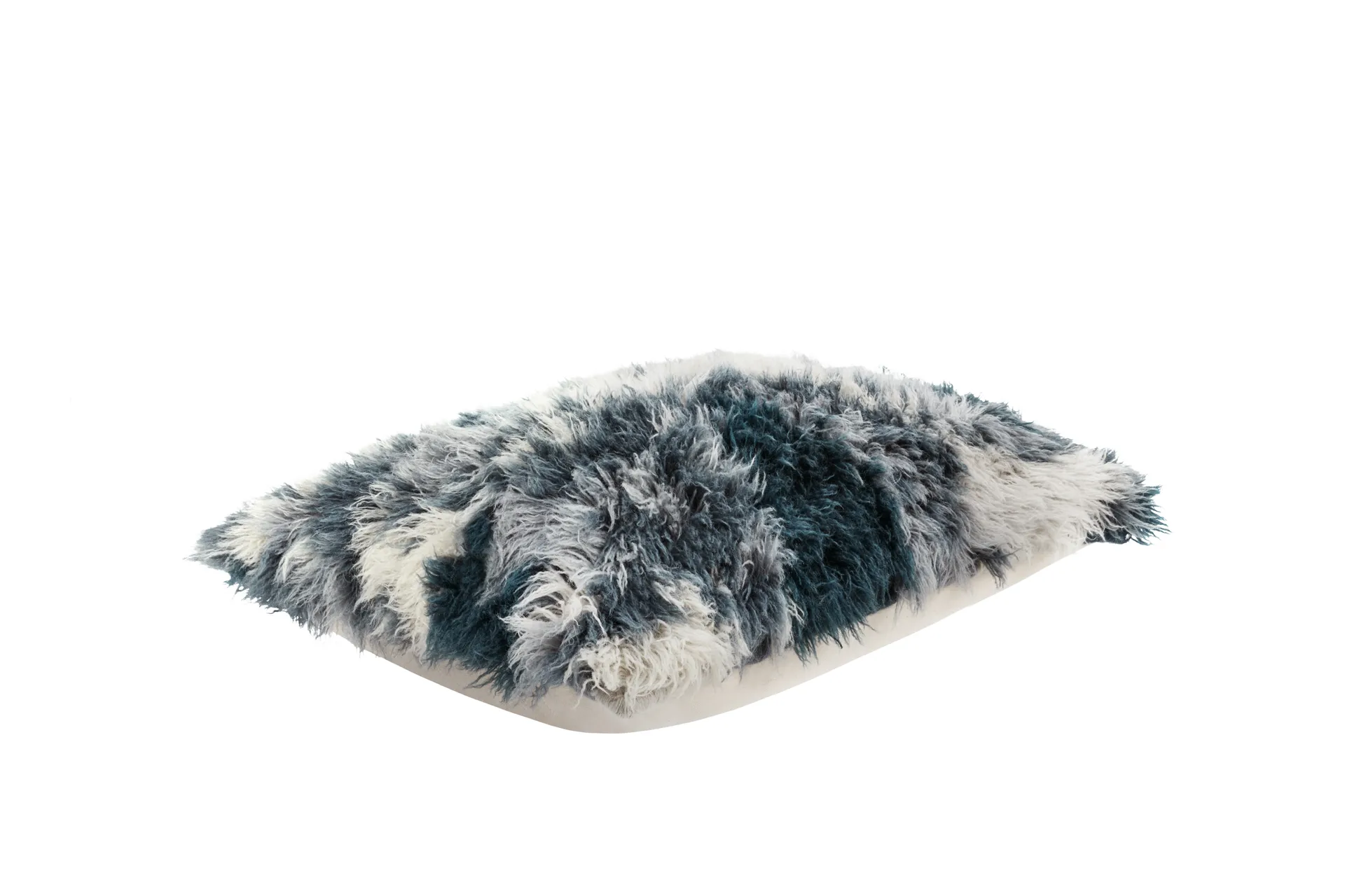 Cojín Monster Large 40x60 cm, Dark teal-off white Hem