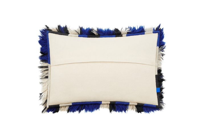 Cojín Monster Large 40x60 cm, Ultramarine blue-off white Hem