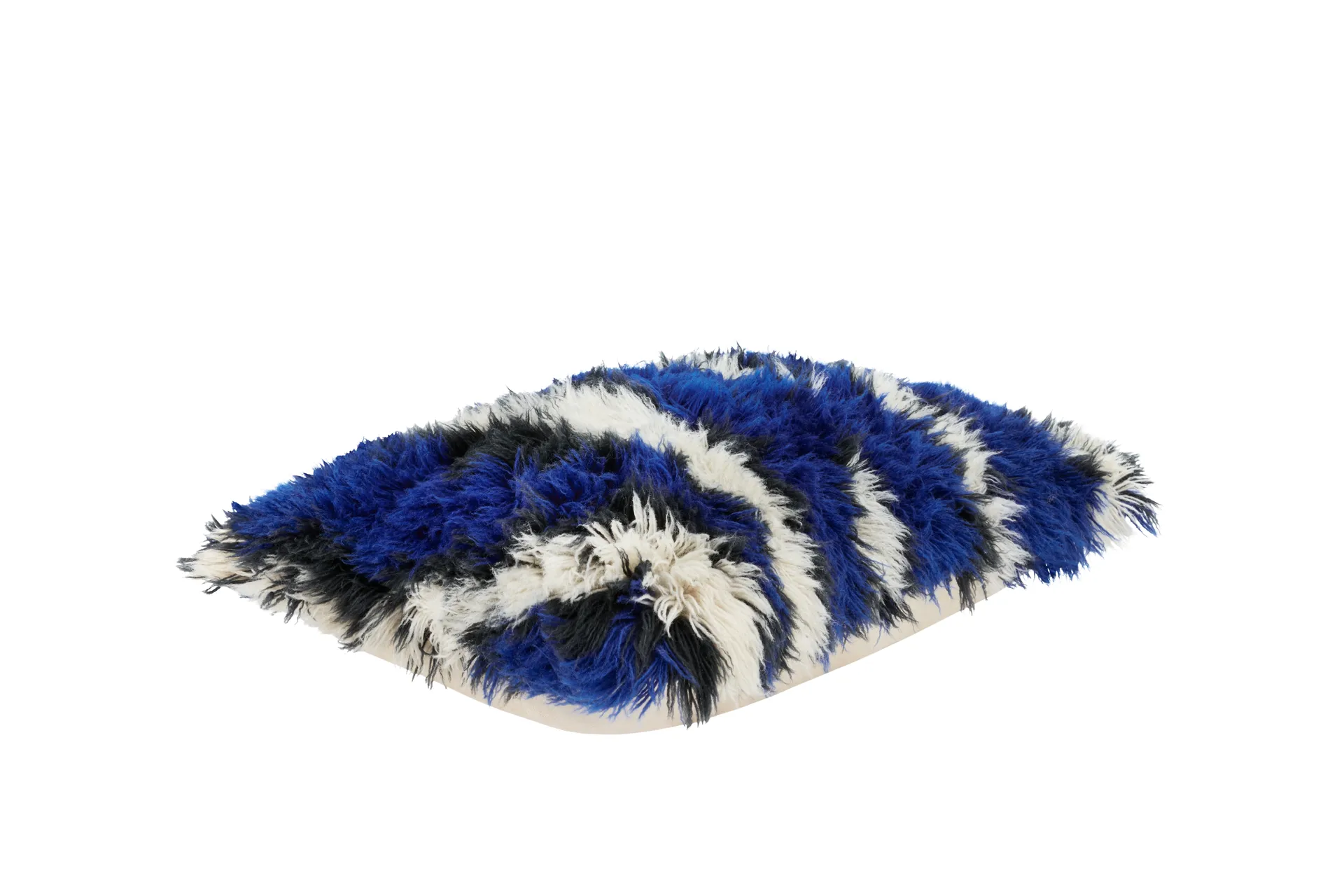 Cojín Monster Large 40x60 cm, Ultramarine blue-off white Hem