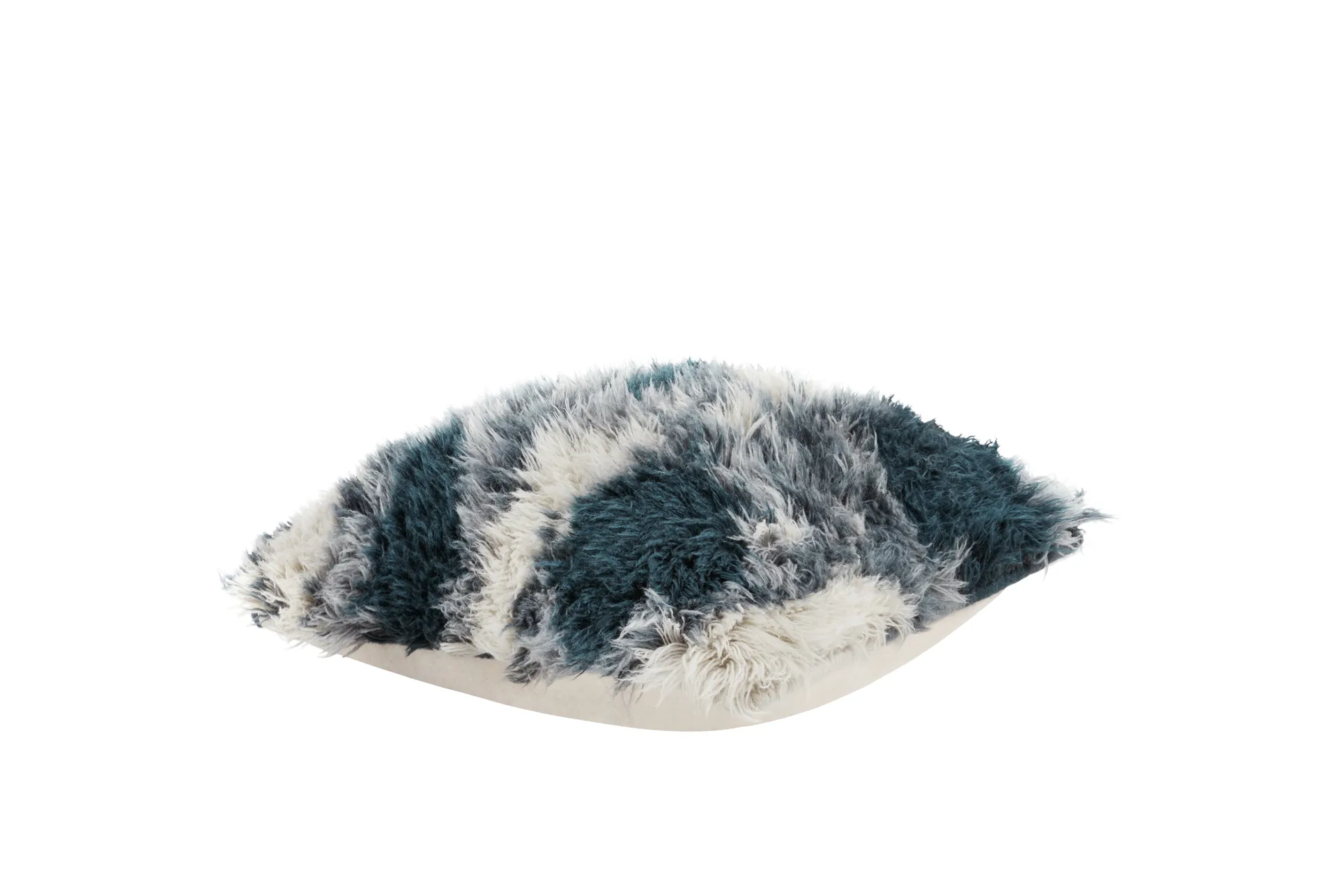 Cojín Monster Medium 50x50 cm, Dark teal-off white Hem