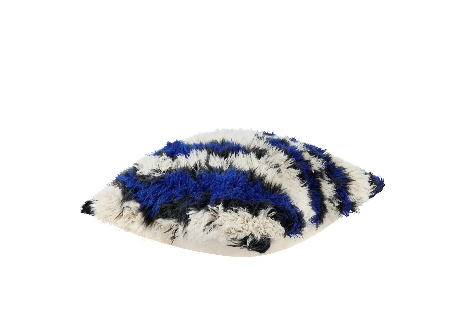 Cojín Monster Medium 50x50 cm, Ultramarine blue-off white Hem