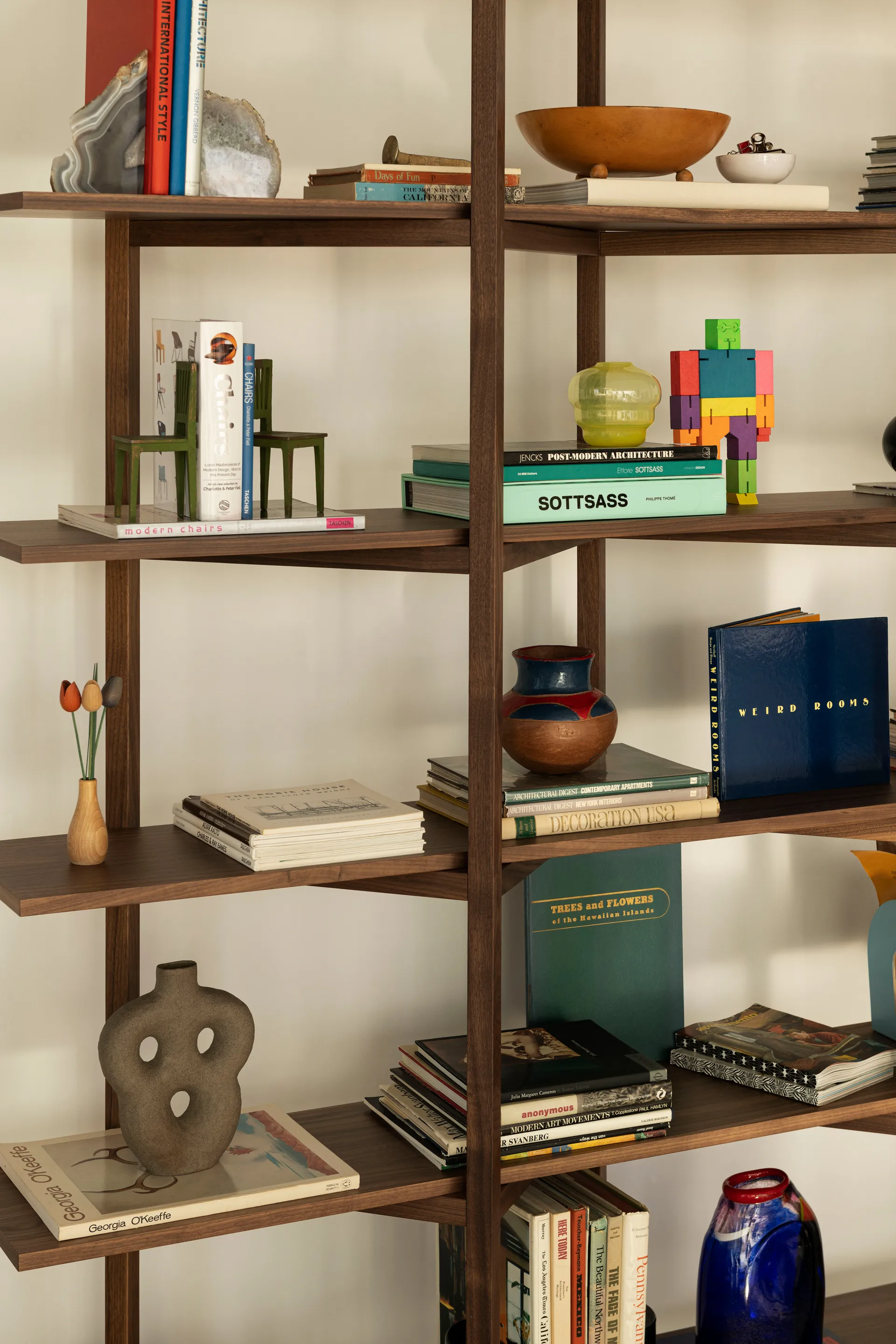 Estantería Zig Zag High 175x214 cm, Nogal Hem