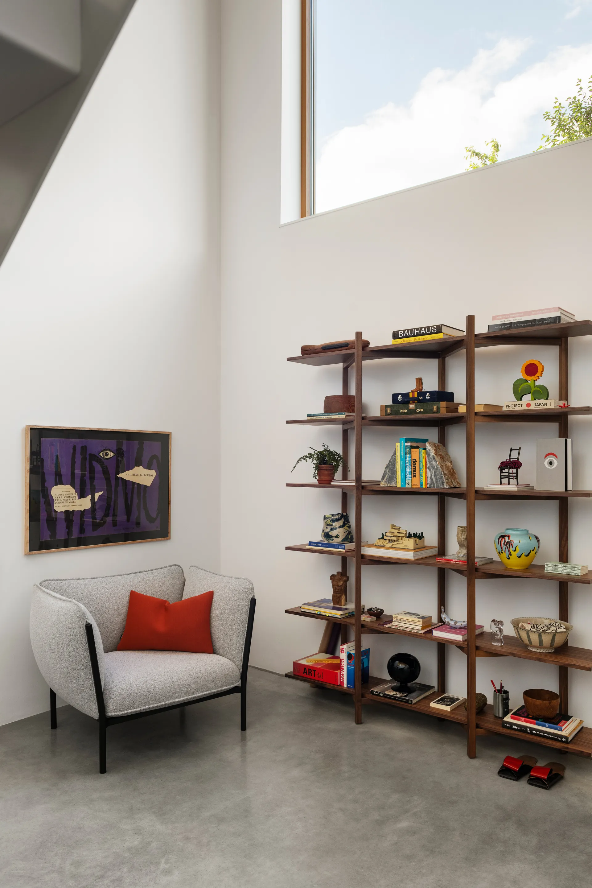 Estantería Zig Zag High 175x214 cm, Nogal Hem