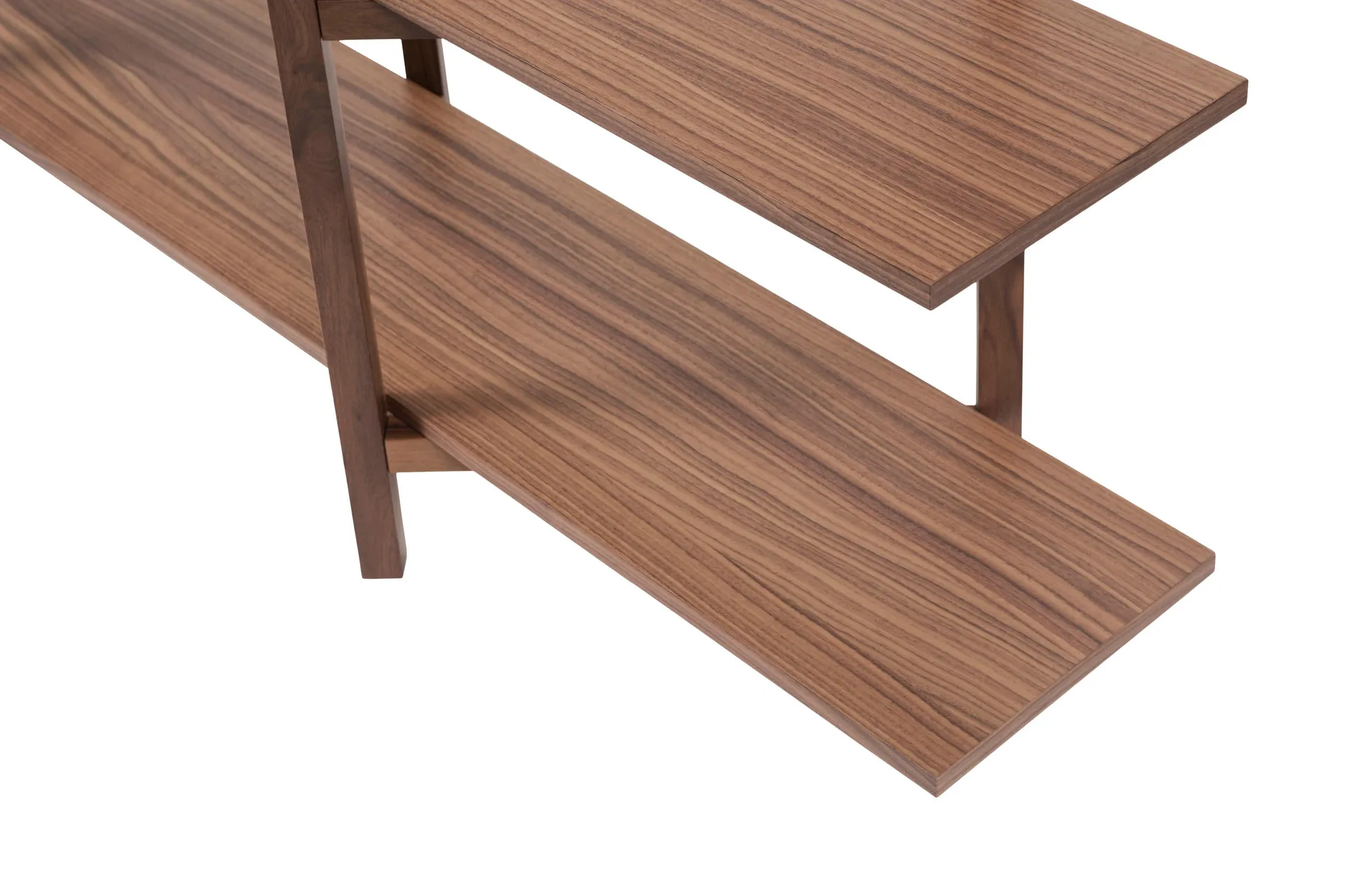 Estantería Zig Zag Low 175x100 cm, Nogal Hem