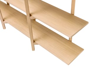Estantería Zig Zag Low 175x100 cm - Roble - Hem