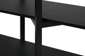 Estantería Zig Zag Media 194x57 cm - Black - Hem