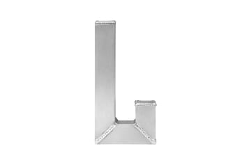 Gancho Tig Single - Aluminio cepillado - Hem