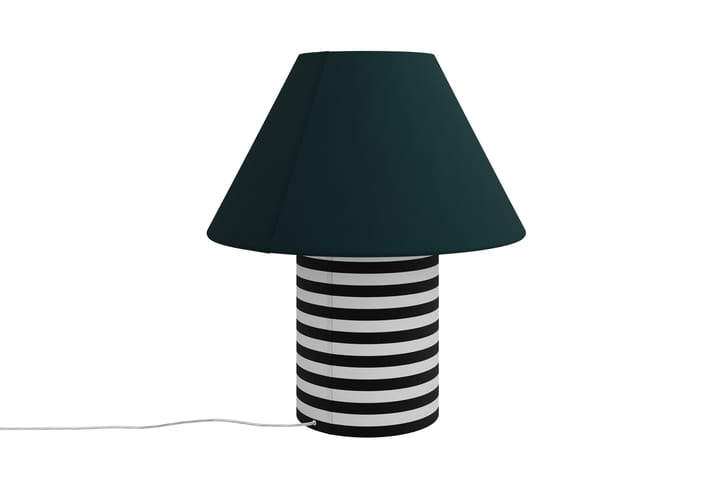 Lámpara de mesa Toto Large 64 cm, Pine-black & white stripes Hem