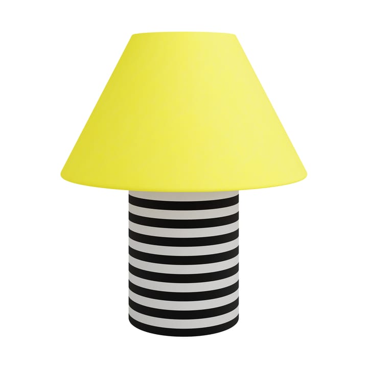 Lámpara de mesa Toto Large 64 cm - Wax yellow-black & white stripes - Hem