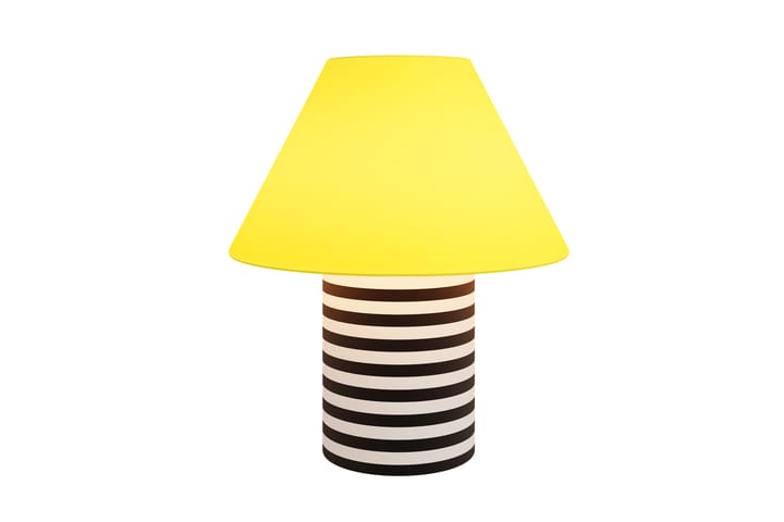 Lámpara de mesa Toto Large 64 cm, Wax yellow-black & white stripes Hem