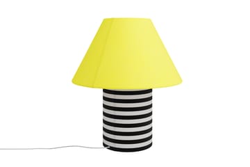 Lámpara de mesa Toto Large 64 cm - Wax yellow-black & white stripes - Hem