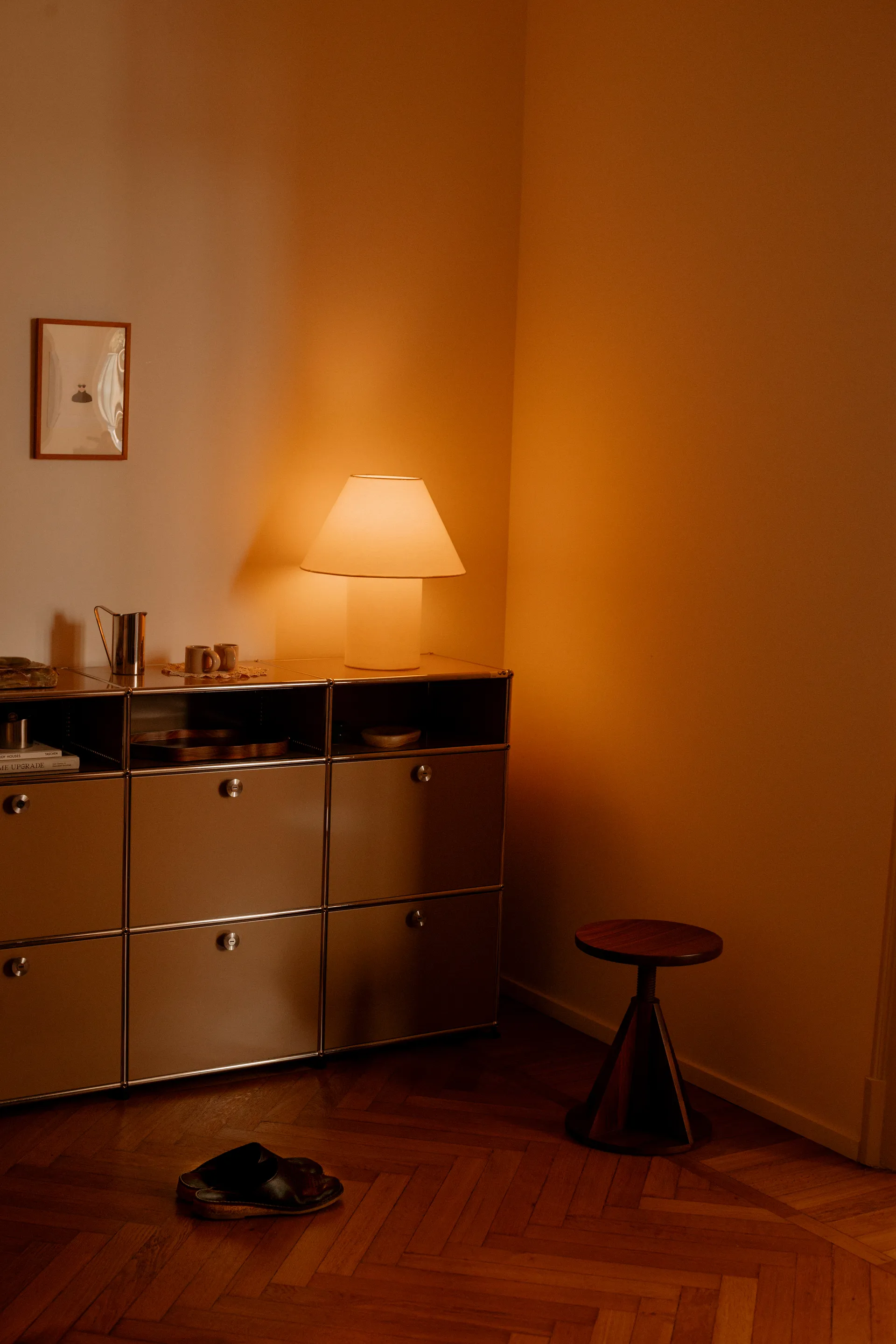 Lámpara de mesa Toto Large 64 cm, Wax yellow-pine Hem