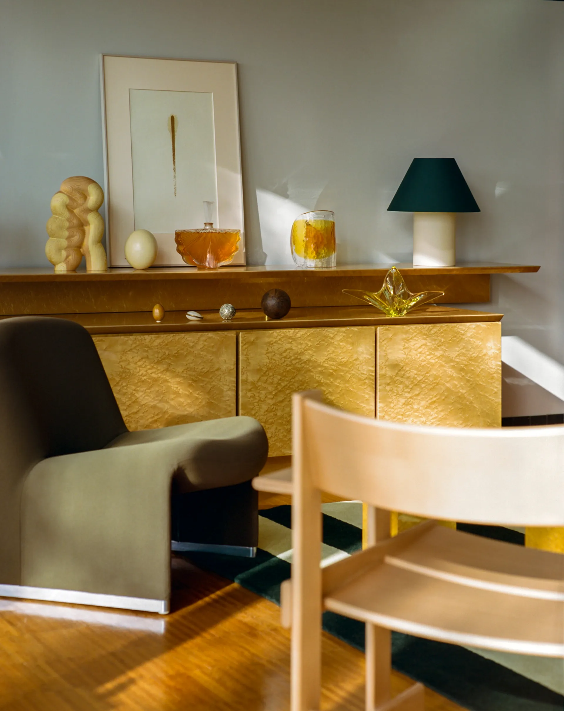 Lámpara de mesa Toto Medium 47 cm, Wax yellow-pine Hem