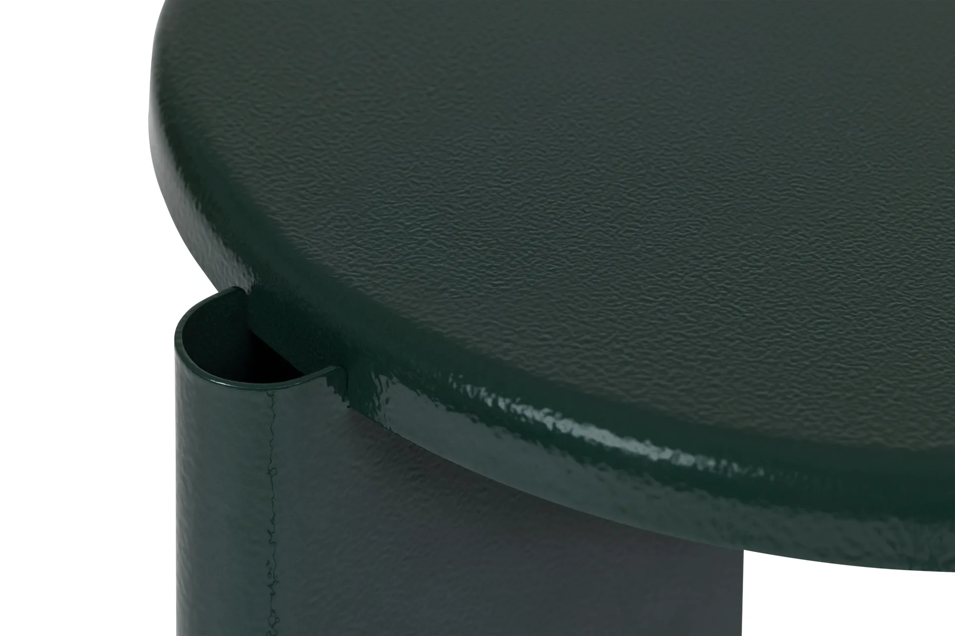 Mesa auxiliar Lolly 56 cm, Black green gloss Hem