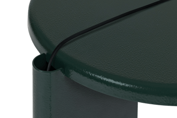 Mesa auxiliar Lolly 56 cm - Black green gloss - Hem