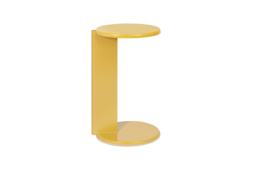 Mesa auxiliar Lolly 56 cm - Ochre yellow gloss - Hem
