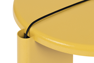 Mesa auxiliar Lolly 56 cm - Ochre yellow gloss - Hem