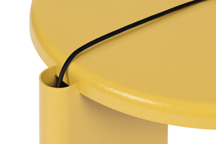 Mesa auxiliar Lolly 56 cm, Ochre yellow gloss Hem