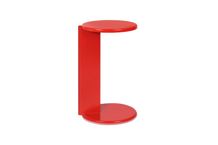 Mesa auxiliar Lolly 56 cm, Traffic red gloss Hem