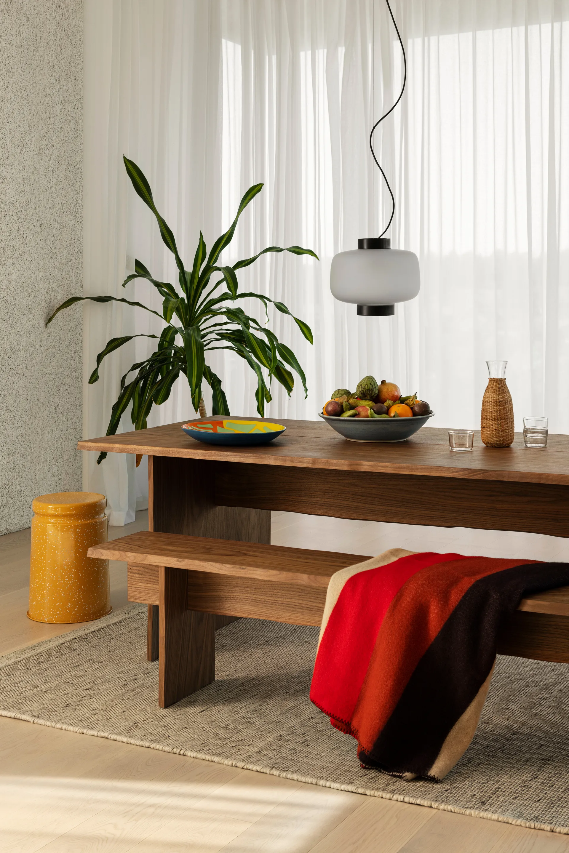 Mesa de comedor Bookmatch 220 cm, Nogal Hem