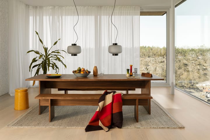 Mesa de comedor Bookmatch 220 cm, Nogal Hem