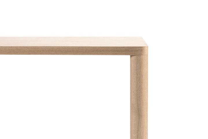 Mesa de comedor Log 90x180 cm, Roble Hem