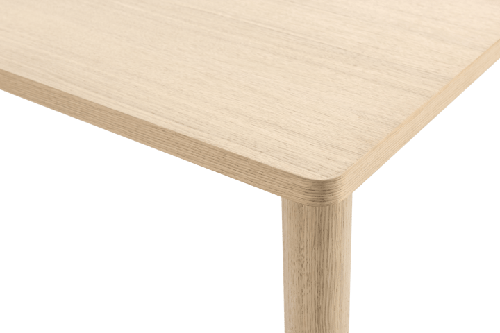 Mesa de comedor Log 90x180 cm, Roble Hem