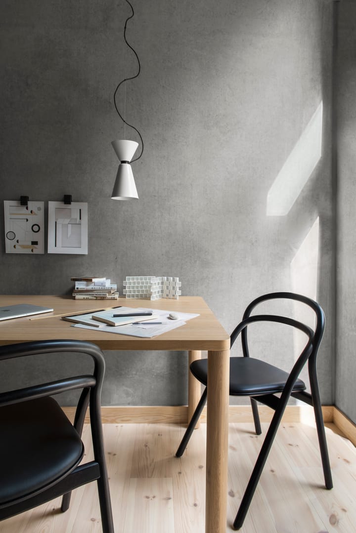 Mesa de comedor Log 90x180 cm, Roble Hem