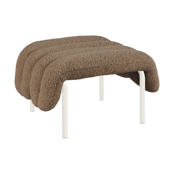 Ottoman Puffy 58x67 cm - Sawdust-cream - Hem