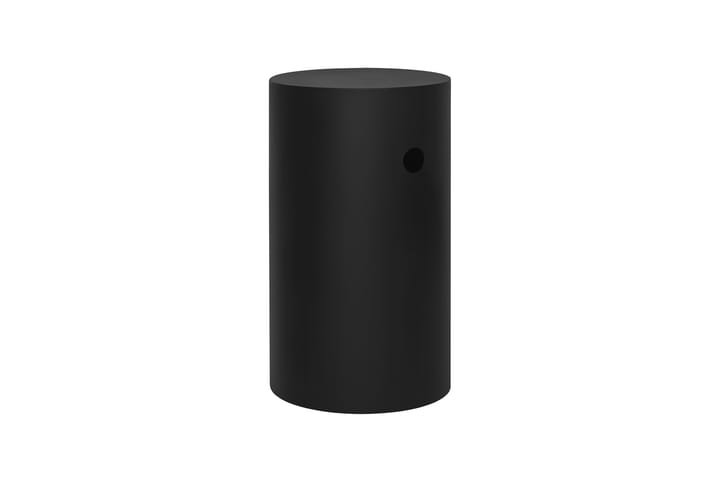 Piedestal Hide Ø38x68 cm, Jet black textured Hem