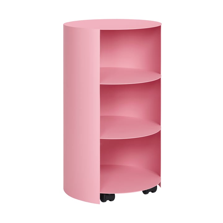 Piedestal Hide Ø38x68 cm - Light pink textured - Hem