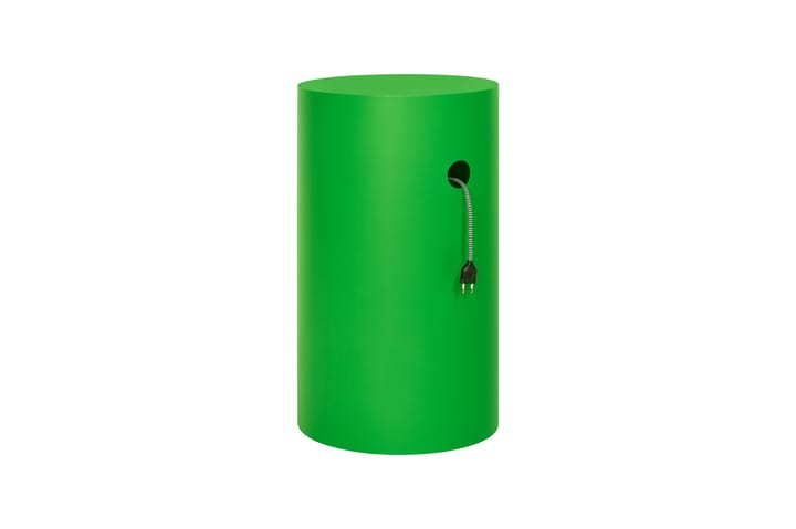 Piedestal Hide Ø38x68 cm, Pure green textured Hem