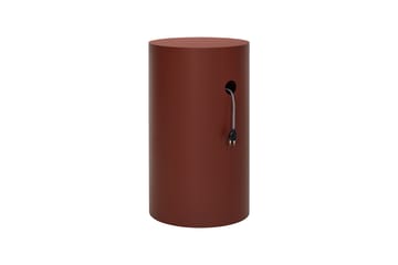 Piedestal Hide Ø38x68 cm - Red brown textured - Hem