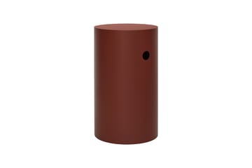 Piedestal Hide Ø38x68 cm - Red brown textured - Hem