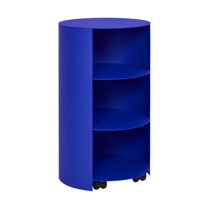 Piedestal Hide Ø38x68 cm - Ultramarine blue textured - Hem