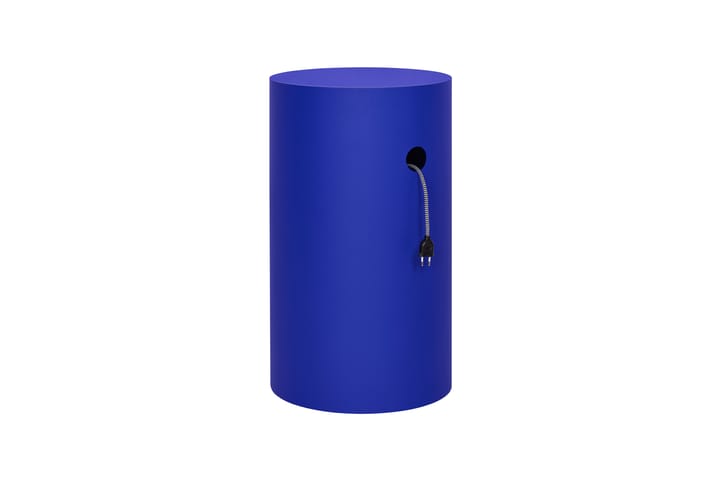 Piedestal Hide Ø38x68 cm, Ultramarine blue textured Hem