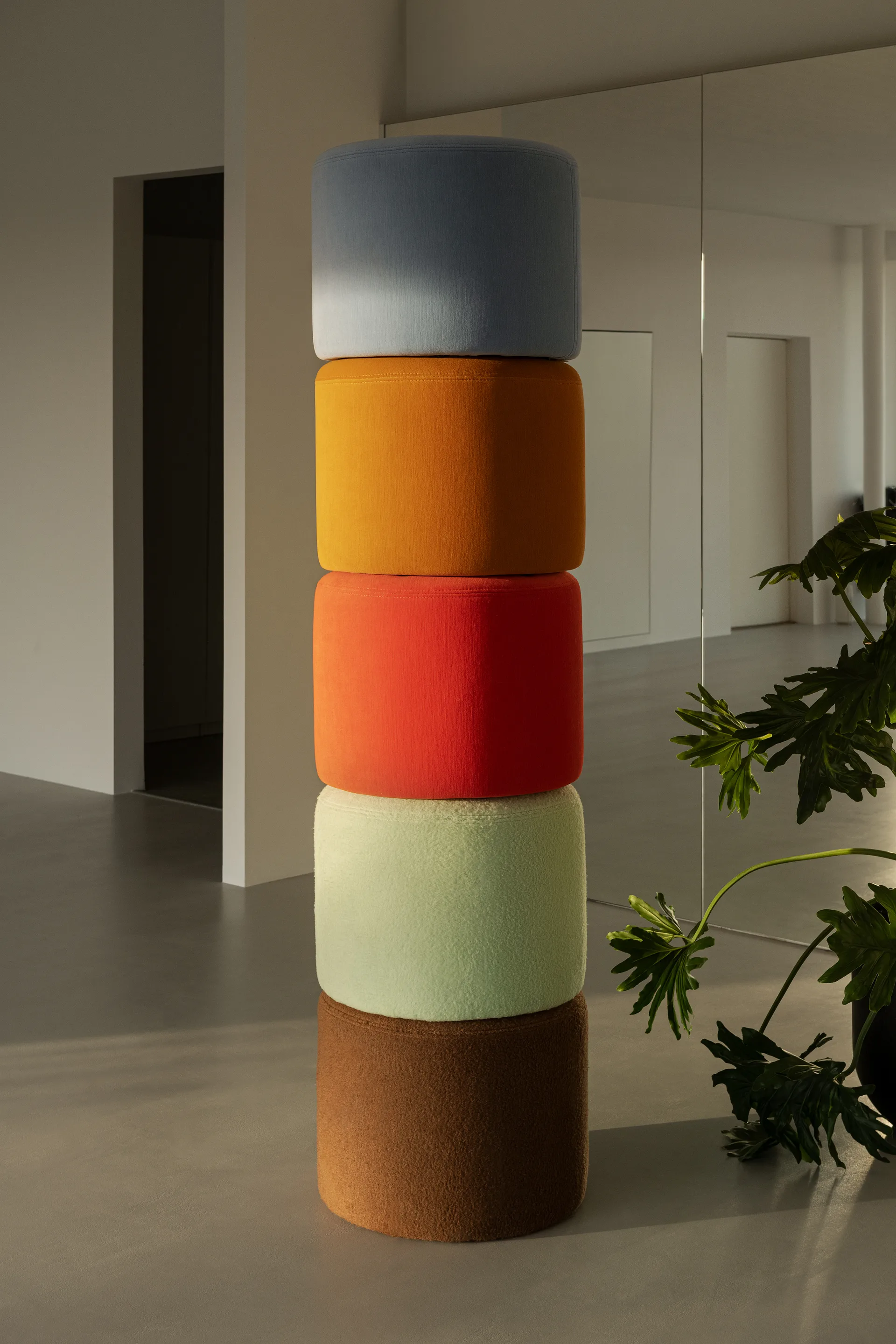 Puf Bon Ø50x41 cm, Sawdust Hem