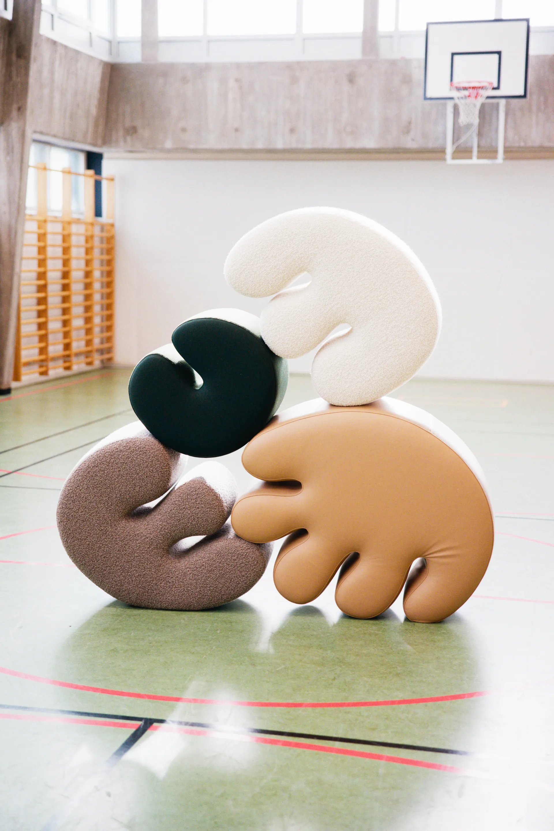 Puf Palma Medium 70x92 cm, Pebble Hem