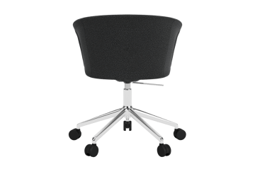 Silla de oficina Kendo Swivel con 5 ruedas - Graphite-polished aluminium - Hem