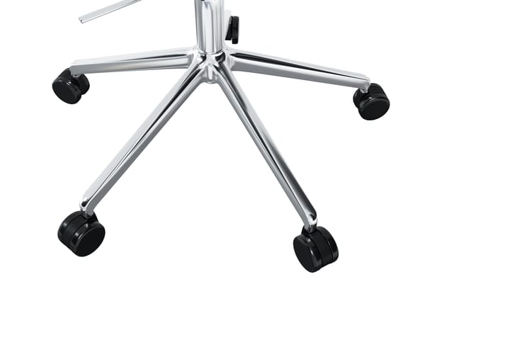 Silla de oficina Kendo Swivel con 5 ruedas, Icicle-polished aluminium Hem